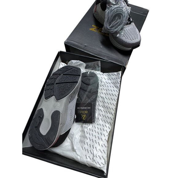 Zeba Steel Onyx Medium Sneakers Grey & Black‎ Mens Size 7.5 - Picture 13 of 15
